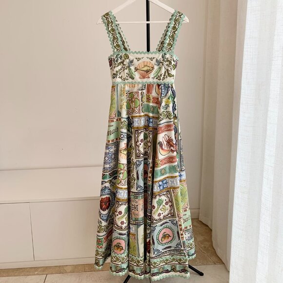 Alemais tommasina summer midi dress - Picture 9 of 15